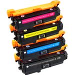 4 stuks HP 504X & 504A toner (Inkt Maxx Huismerk)