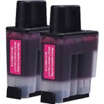 Inkt Maxx Huismerk 2 stuks Brother LC900M magenta inktcartridges