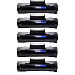 5 stuks HP 106A (W1106A) toner zwart (Inkt Maxx Huismerk)