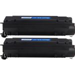 2 stuks HP 55X (CE255X) toner zwart hoge capaciteit (Inkt Maxx Huismerk)