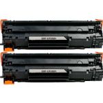 2 stuks HP 83X (CF283X) toner zwart hoge capaciteit (Inkt Maxx Huismerk)