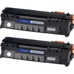 2 stuks Canon 715 toner zwart (Inkt Maxx Huismerk)