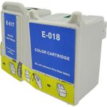 2 stuks Epson T017 / T018 inktcartridges (Inkt Maxx Huismerk)