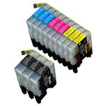 Inkt Maxx Huismerk 12 stuks Brother LC1240 (LC1220) inktcartridges hoge capaciteit