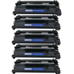 5 stuks HP 26X (CF226X) toner zwart hoge capaciteit (Inkt Maxx Huismerk)