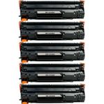 5 stuks HP 83X (CF283X) toner zwart hoge capaciteit (Inkt Maxx Huismerk)