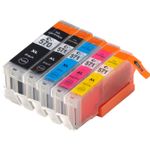 5 stuks Canon PGI-570XL & CLI-571XL inktcartridges hoge capaciteit (Inkt Maxx Huismerk)