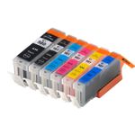 6 stuks Canon PGI-580XXL & CLI-581XXL inktcartridges super hoge capaciteit (Inkt Maxx Huismerk)