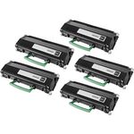 5 stuks Dell 593-10335 (PK941) toner zwart hoge capaciteit (Inkt Maxx Huismerk)