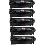 5 stuks HP 12A (Q2612A) toner zwart (Inkt Maxx Huismerk)