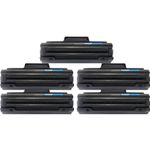 5 stuks Samsung MLT-D1042S toner zwart (Inkt Maxx Huismerk)