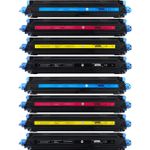 8 stuks HP 124A toner (Inkt Maxx Huismerk)