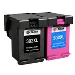 2 stuks HP 302XL inktcartridges hoge capaciteit (Inkt Maxx Huismerk)