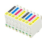 8 stuks Epson T0615 inktcartridges (Inkt Maxx Huismerk)