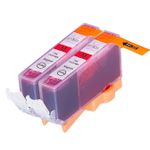 Inkt Maxx Huismerk 2 stuks Canon CLI-521M magenta inktcartridges