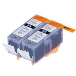 Inkt Maxx Huismerk 2 stuks Canon PGI-520BK inktcartridges pigment zwart