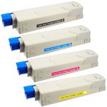 4 stuks Oki C5600, C5700 toner (Inkt Maxx Huismerk)