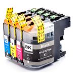 4 stuks Brother LC227 & LC225 inktcartridges super hoge capaciteit (Inkt Maxx Huismerk)