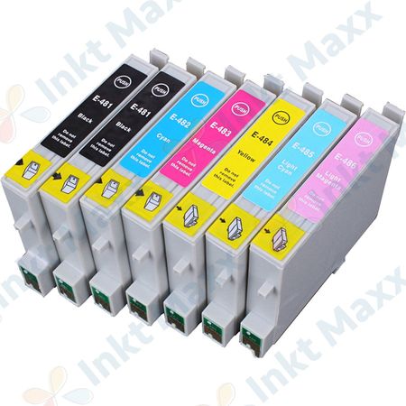 Inkt Maxx Huismerk 7 stuks Epson T0487 inktcartridges