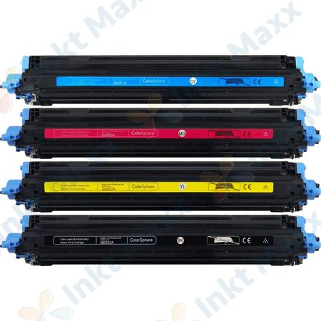 4 stuks HP 124A toner (Inkt Maxx Huismerk)