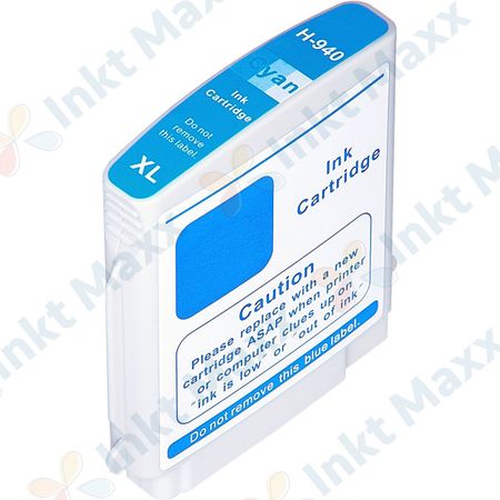 HP 940XL (C4903AE) inktcartridge cyaan hoge capaciteit (Inkt Maxx Huismerk)