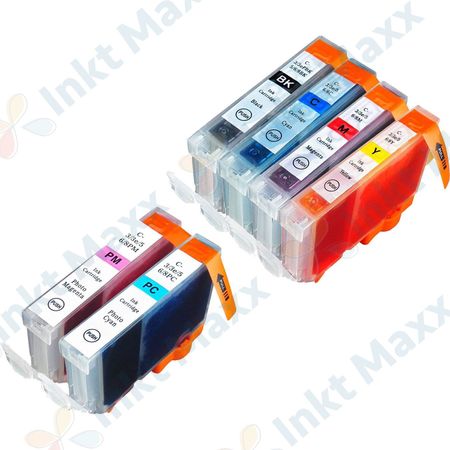 Inkt Maxx Huismerk 6 stuks Canon CLI-8 inktcartridges