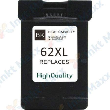 HP 62XL (C2P05AE) inktcartridge zwart hoge capaciteit (Inkt Maxx Huismerk)