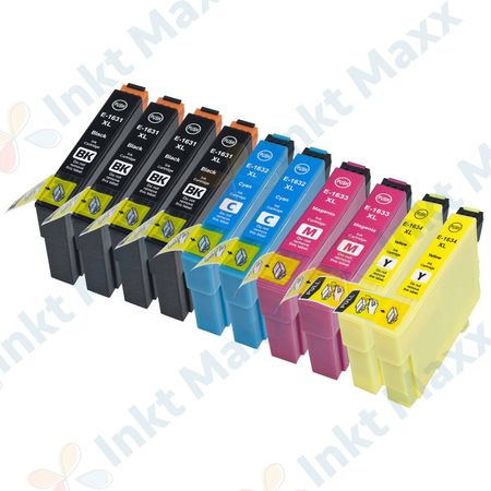 10 stuks Epson 16XL inktcartridges hoge capaciteit (Inkt Maxx Huismerk)