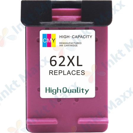 HP 62XL (C2P07AE) inktcartridge kleur hoge capaciteit (Inkt Maxx Huismerk)