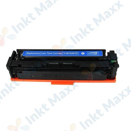 HP 201X (CF401X) Toner Cyaan hoge capaciteit (Inkt Maxx Huismerk)