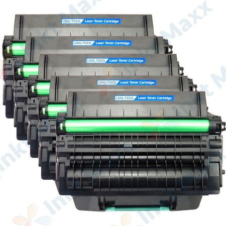 5 stuks Samsung MLT-D203L toner zwart hoge capaciteit (Inkt Maxx Huismerk)