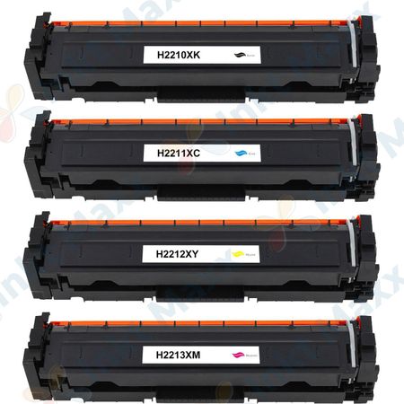 4 stuks HP 207X toner hoge capaciteit (Inkt Maxx Huismerk)