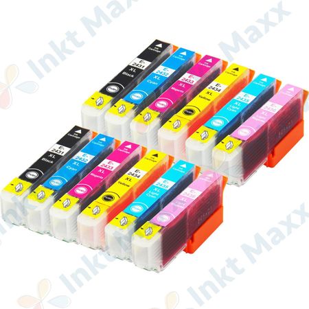 12 stuks Epson 24XL inktcartridges hoge capaciteit (Inkt Maxx Huismerk)