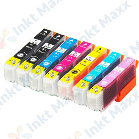 7 stuks Epson 24XL inktcartridges hoge capaciteit (Inkt Maxx Huismerk)