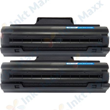 2 stuks Samsung MLT-D1042S toner zwart (Inkt Maxx Huismerk)