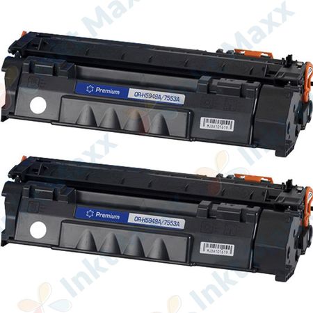 2 stuks Canon 715 toner zwart (Inkt Maxx Huismerk)