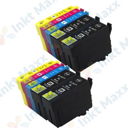 10 stuks Epson 34XL inktcartridges hoge capaciteit (Inkt Maxx Huismerk)