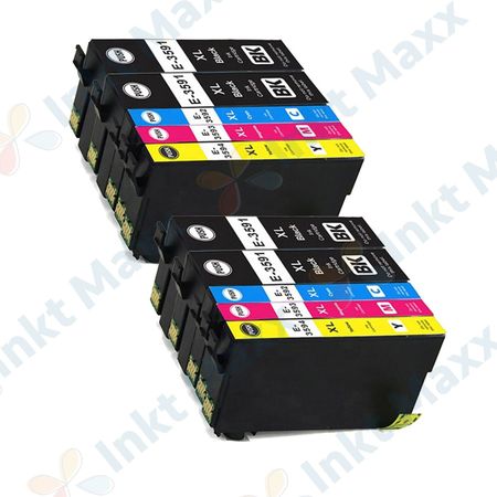 10 stuks Epson 35XL inktcartridges hoge capaciteit (Inkt Maxx Huismerk)