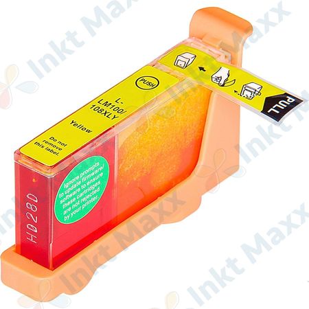 Lexmark 100XL (14N1071E) inktcartridge geel hoge capaciteit (Inkt Maxx Huismerk)