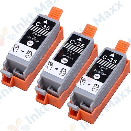 Inkt Maxx Huismerk 3 stuks Canon PGI-35 inktcartridges