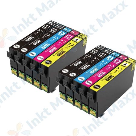 10 stuks Epson 405XL inktcartridges hoge capaciteit (Inkt Maxx Huismerk)