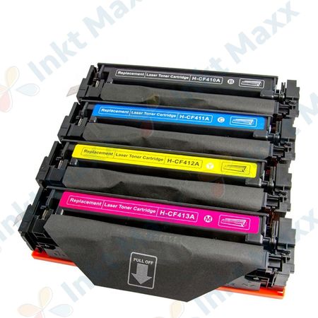 4 stuks HP 410A toner (Inkt Maxx Huismerk)