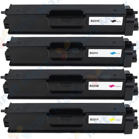 4 stuks Brother TN321 toner (Inkt Maxx Huismerk)