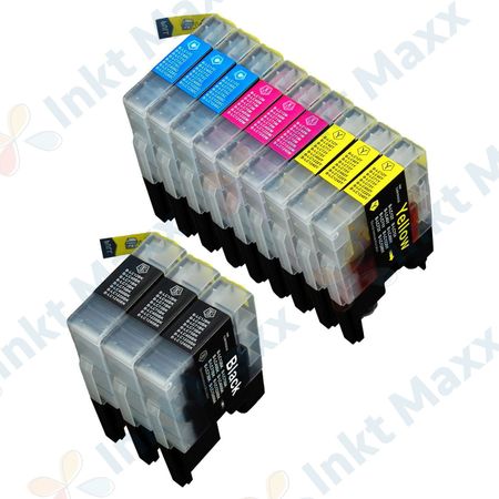 Inkt Maxx Huismerk 12 stuks Brother LC1240 (LC1220) inktcartridges hoge capaciteit