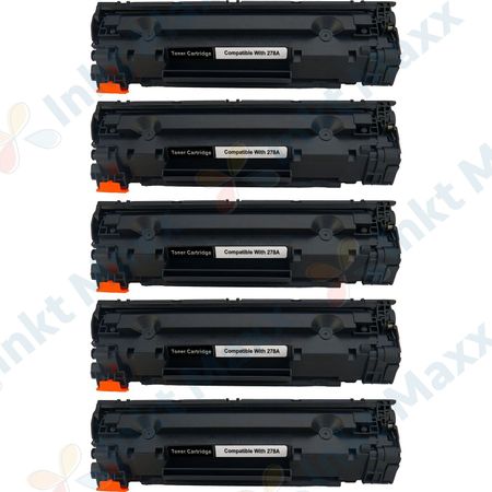 5 stuks HP 78A (CE278A) toner zwart (Inkt Maxx Huismerk)