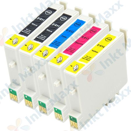 5 stuks Epson T0615 inktcartridges (Inkt Maxx Huismerk)