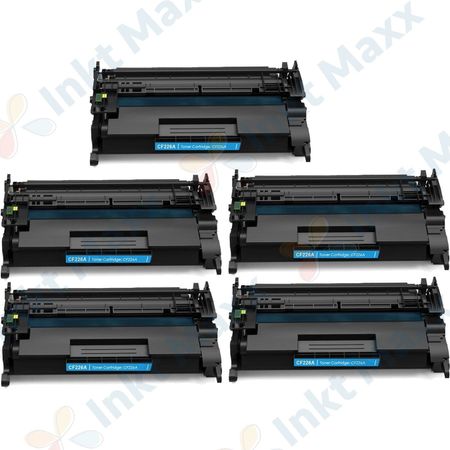 5 stuks HP 26A (CF226A) toner zwart (Inkt Maxx Huismerk)