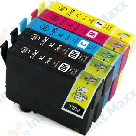 5 stuks Epson 502XL inktcartridges hoge capaciteit (Inkt Maxx Huismerk)