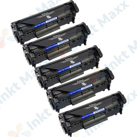 5 stuks Canon FX-10 (0263B002AA) toner zwart (Inkt Maxx Huismerk)