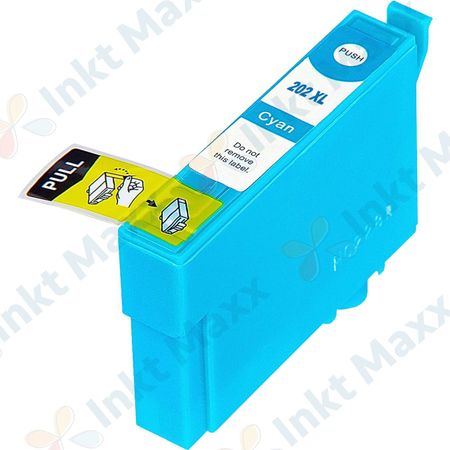 Epson 202XL inktcartridge cyaan hoge capaciteit (Inkt Maxx Huismerk)